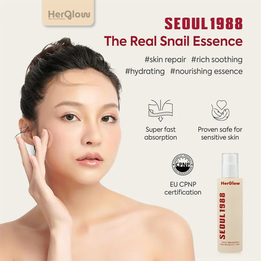 HerGlow™ - Toner : Skin Mucin 97% + Rice