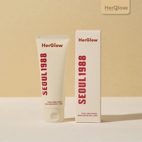 HerGlow™ - Cream : Snail Mucin 97% + Rice