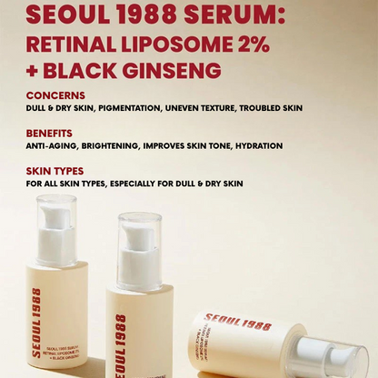 HerGlow™ Serum: 2% Retinal Liposome  + Black Ginseng